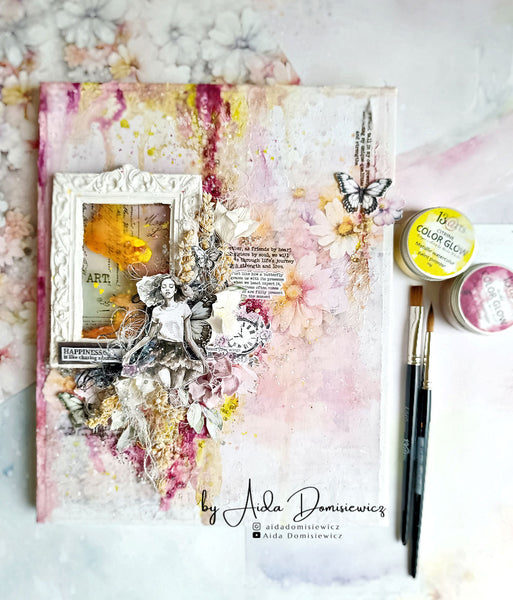 13 @rts Creative Weekend - Flow with Colors Mixed Media Canvas