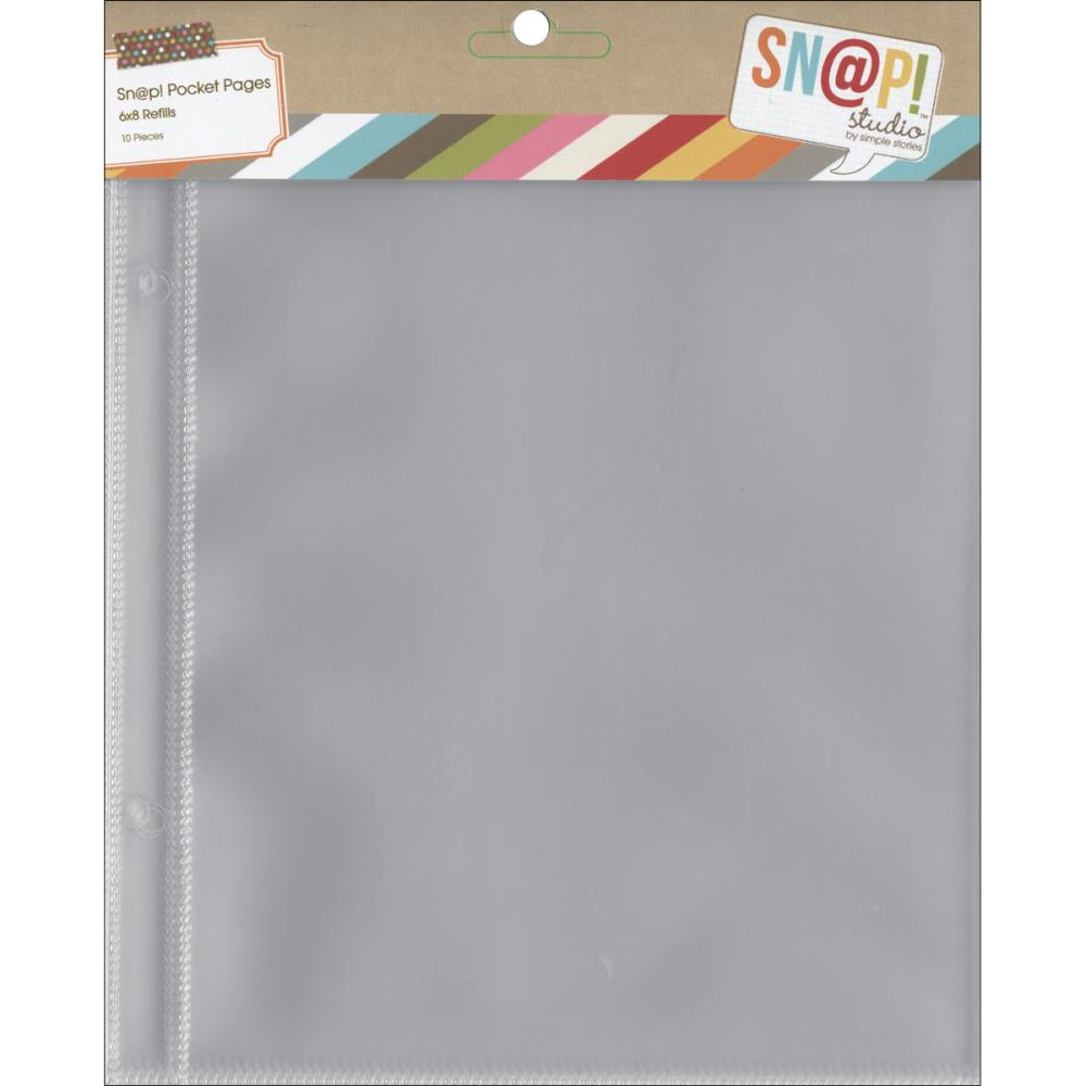 Simple Stories Sn@pPocket Pages - 6x8 Refills