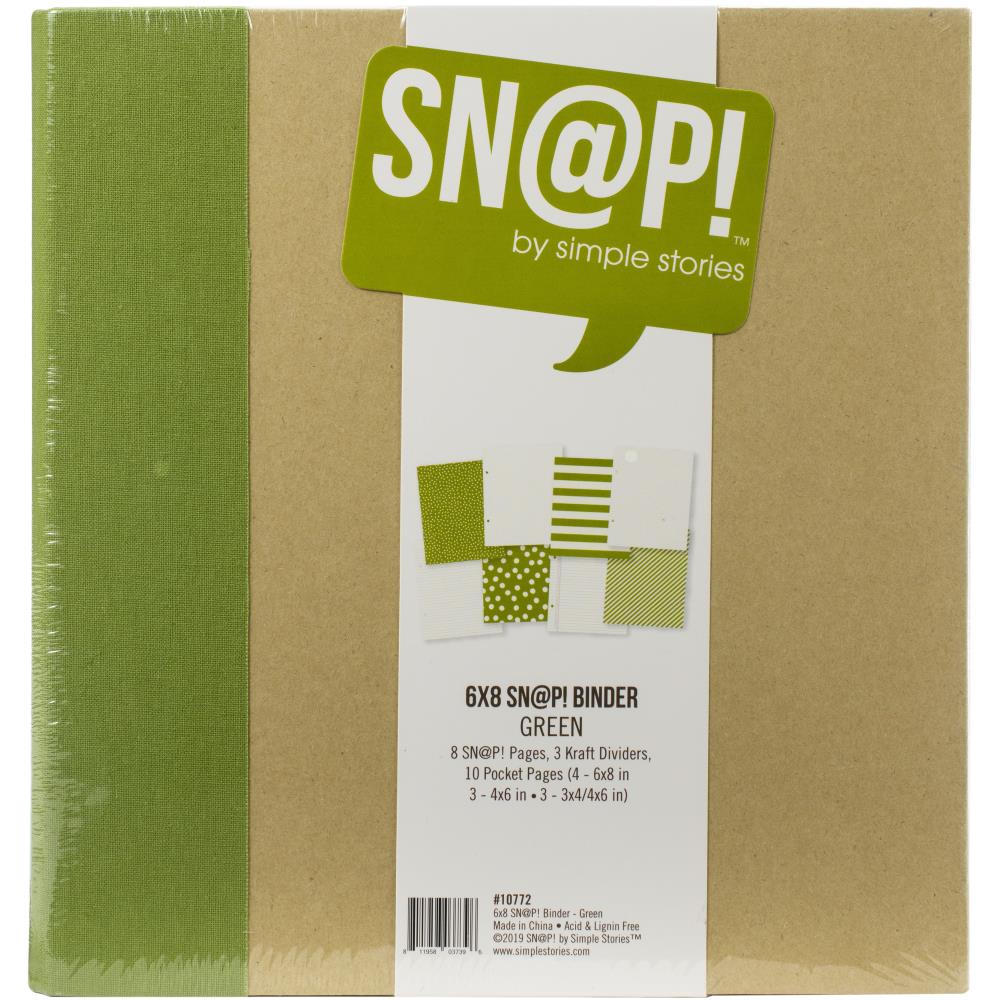 Simple Stories Sn@p Album 6x8 Green