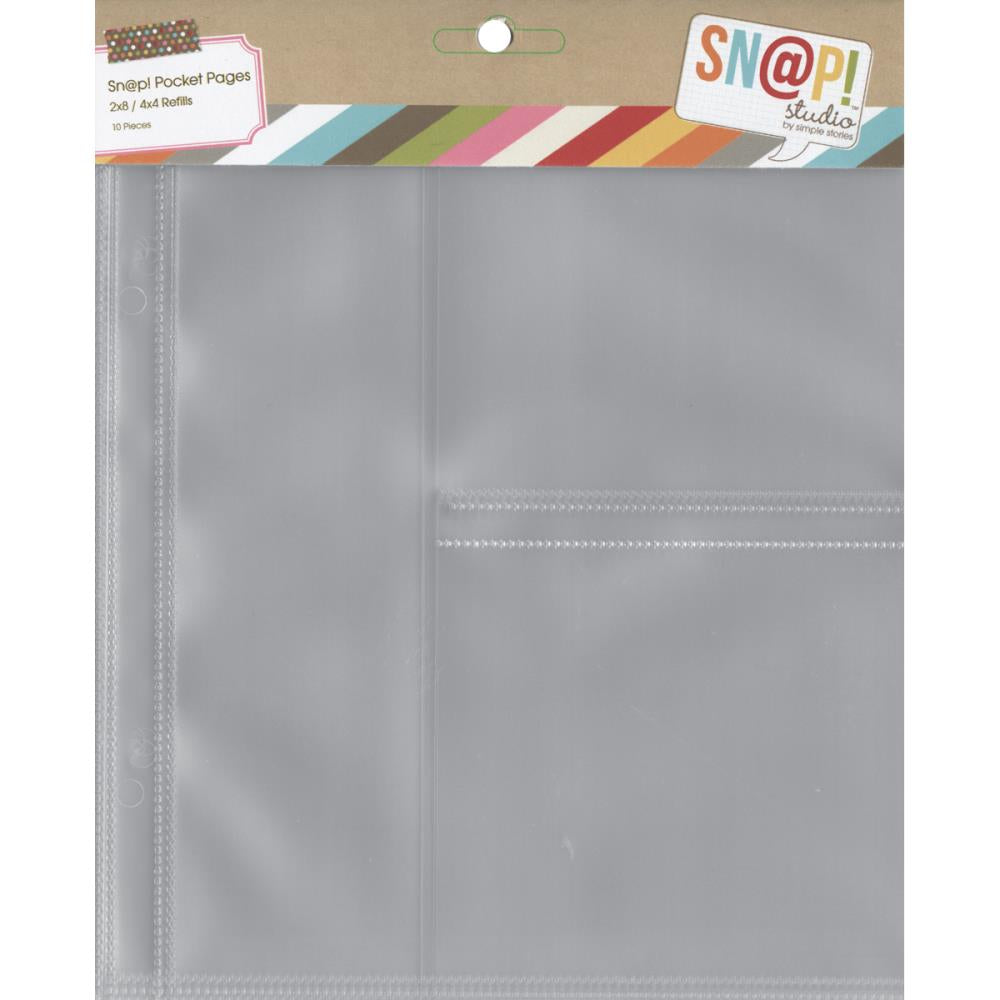 Simple Stories Sn@pPocket Pages - 2x8 / 4x4