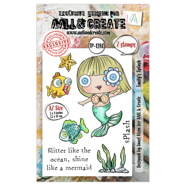 AALL & Create Emily's Splash Stamp #1280