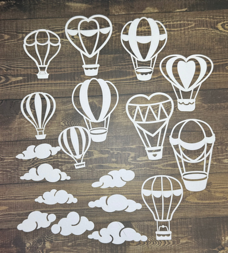 Hot Air Balloons Laser Cuts