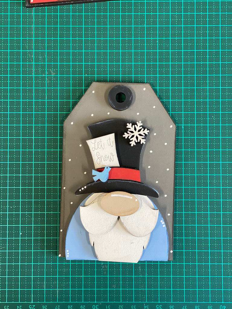 DIY Snowman Gnome Ornament
