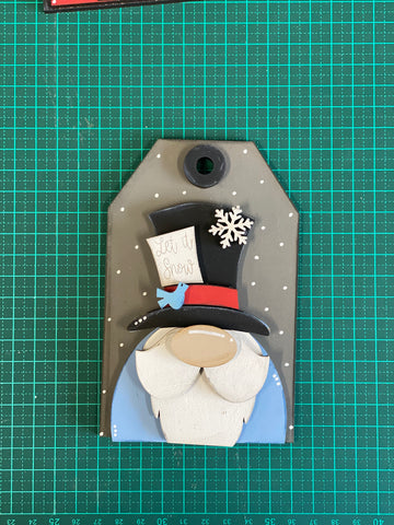 DIY Snowman Gnome Ornament