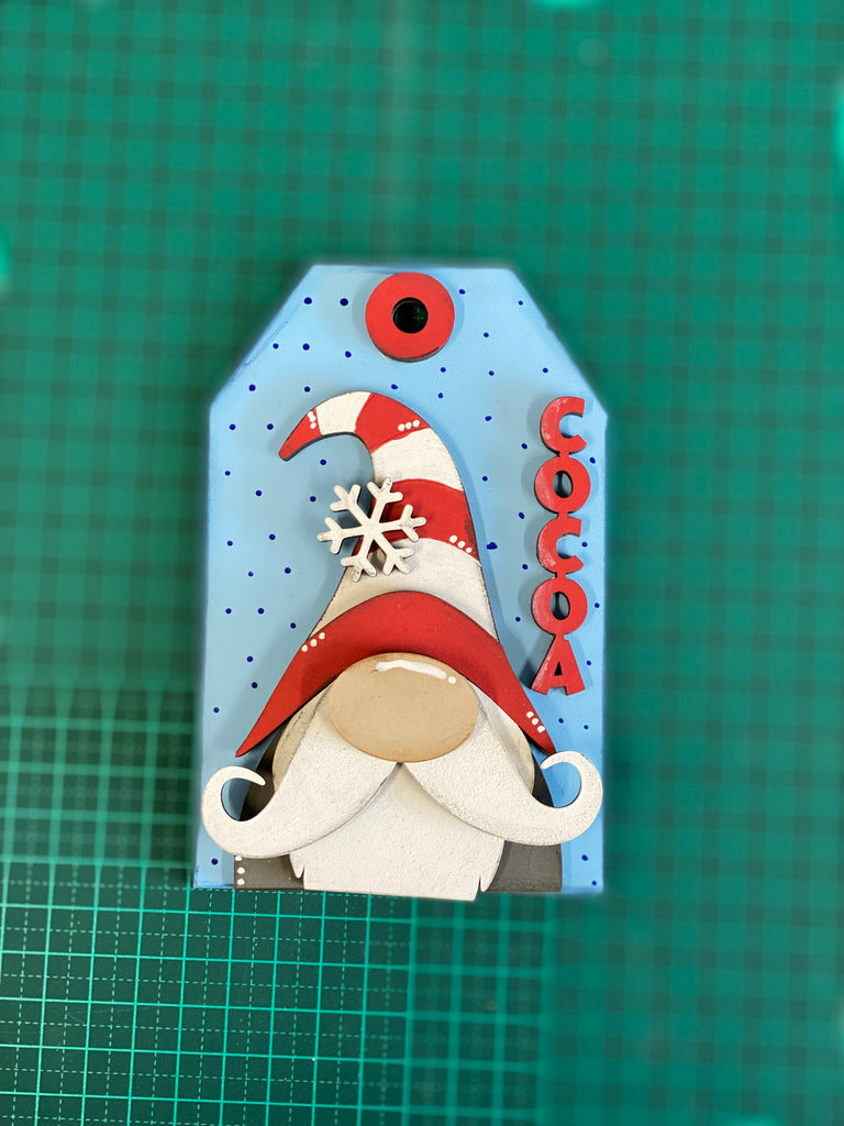DIY Cocoa Gnome Ornament