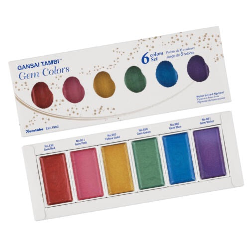 Kuretake Gansai Tambi Gem Colors