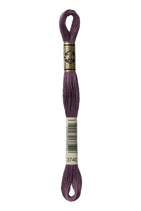 DMC Embroidery Floss - 8 strand - 3740 Gun Metal