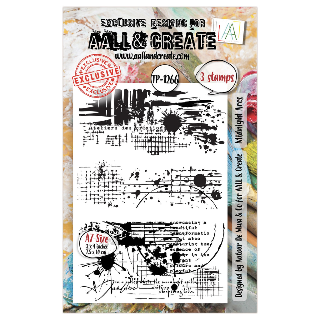 AALL & Create Midnight Arcs Stamp