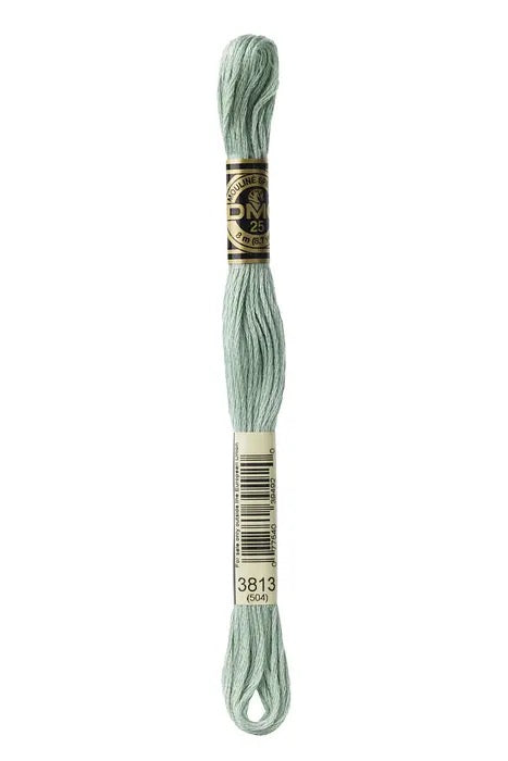 DMC Embroidery Floss - 8 strand - 3813 Lichen Green