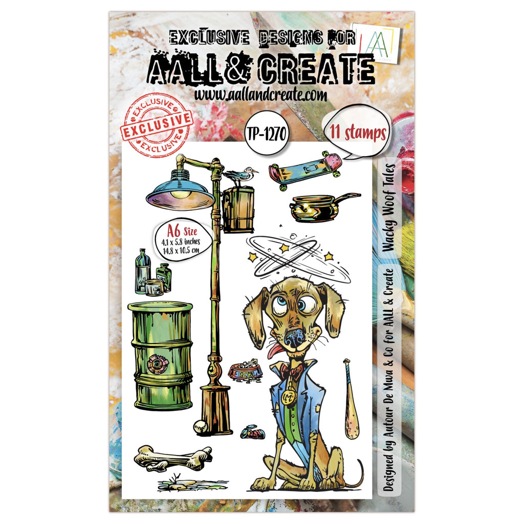AALL & CREATE - Wacky Woof Tales Stamp