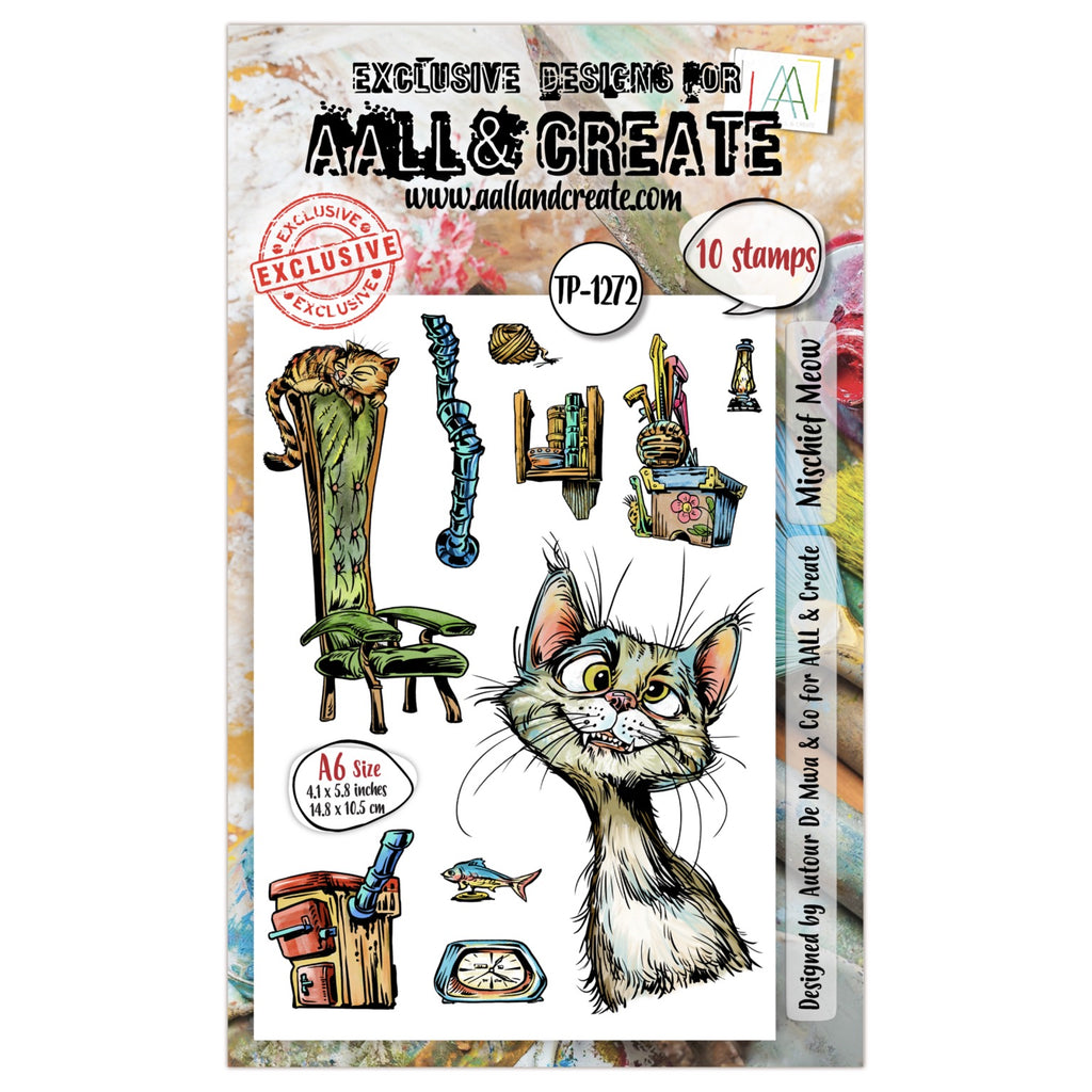 AALL & CREATE - Mischief Meow Stamp