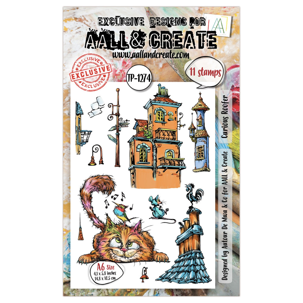 AALL & CREATE - Curious Roofer Stamp