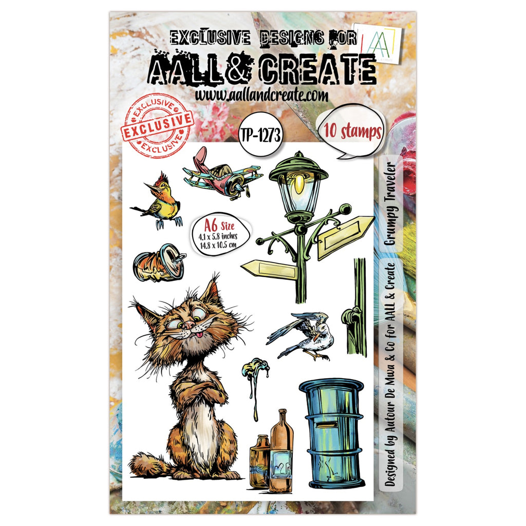 AALL & CREATE - Grumpy Traveler Stamp