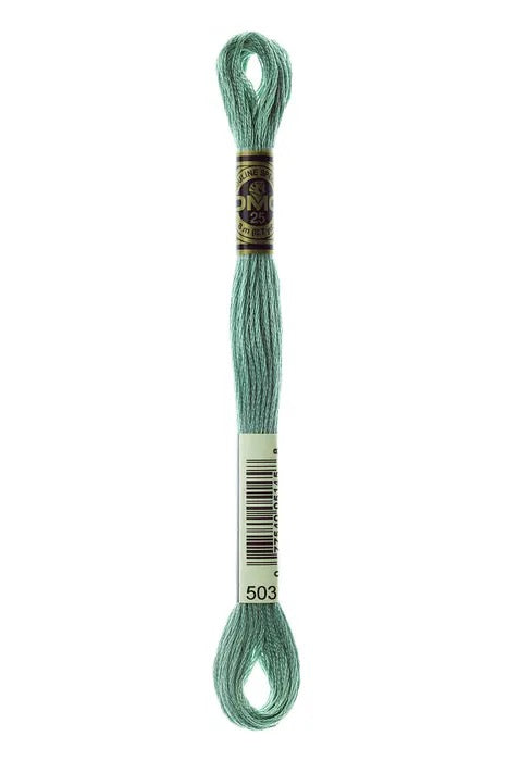 DMC Embroidery Floss - 503 Thyme Green