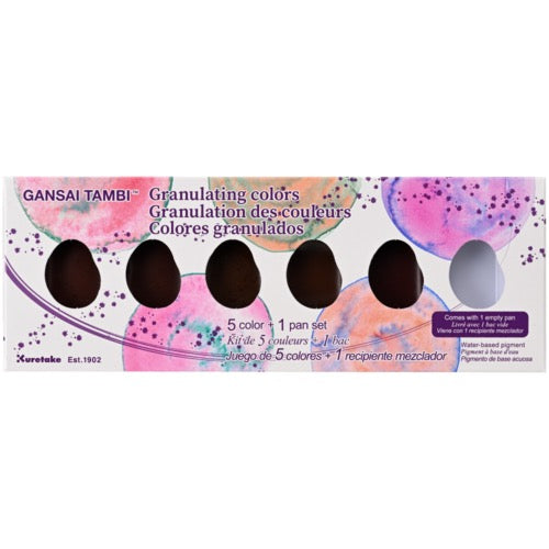 Kuretake Gansai Tambi - Granulating Colors - 5 set