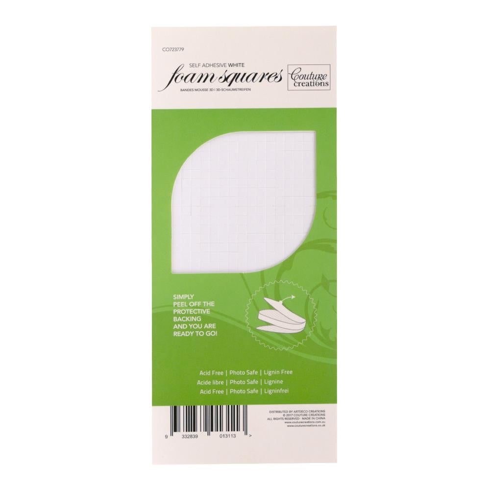 Couture Creations Foam Squares - White