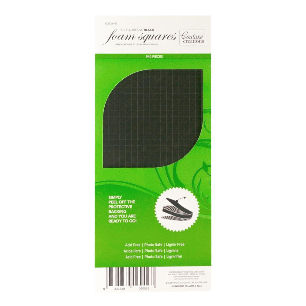 Couture Creations Foam Squares - Black