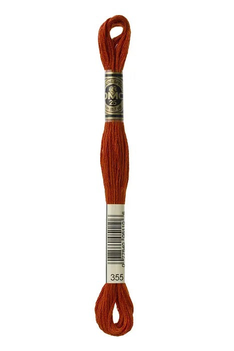 DMC Embroidery Floss - 355 Red Brown