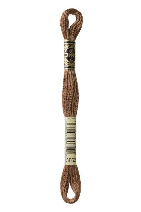 DMC Embroidery Floss - 3862 Lama