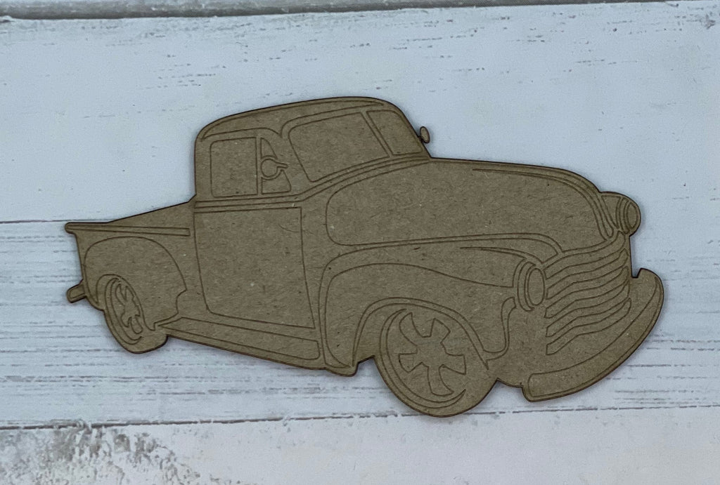 Hotrod Truck 1 - Chipboard