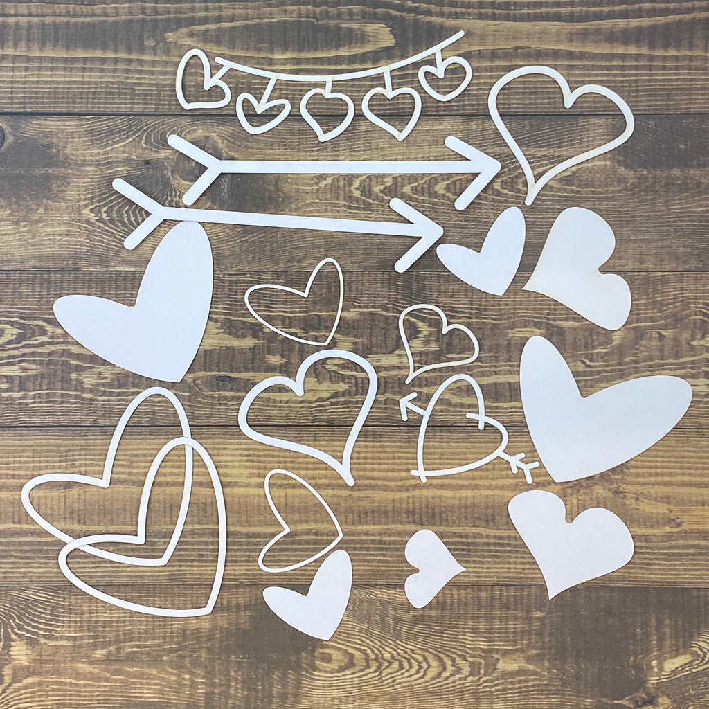 Heart & Arrow Set - 270gsm Card