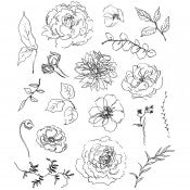 Tim Holtz - Stampers Anonymous - Floral Elements