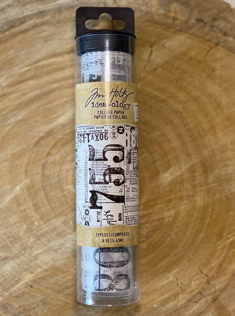 Tim Holtz Collage Paper Typeset