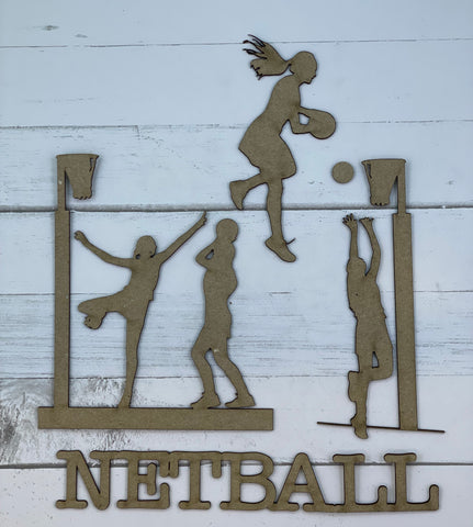 Netball Set - Chipboard