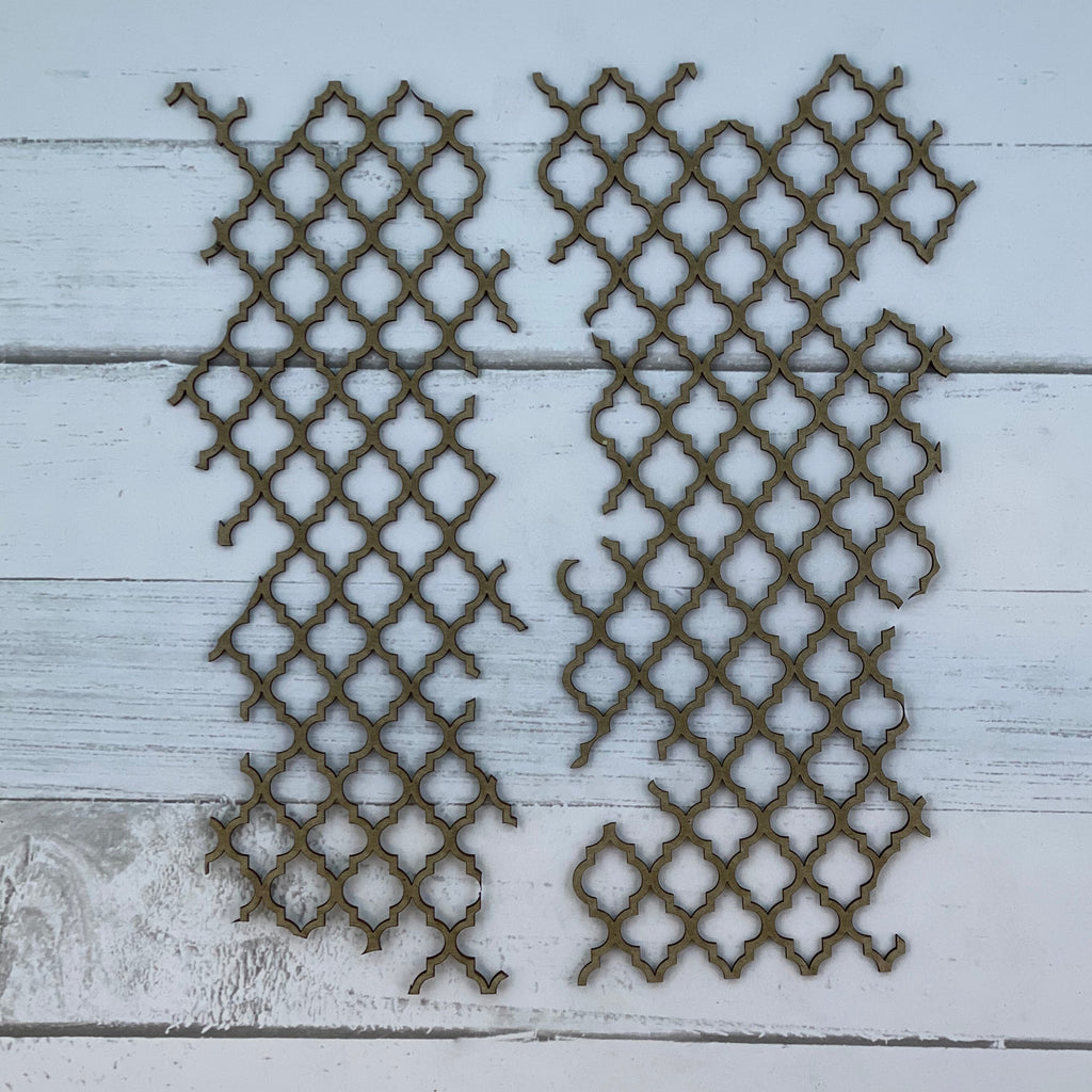 Mediterranean Pattern Chipboard Piece