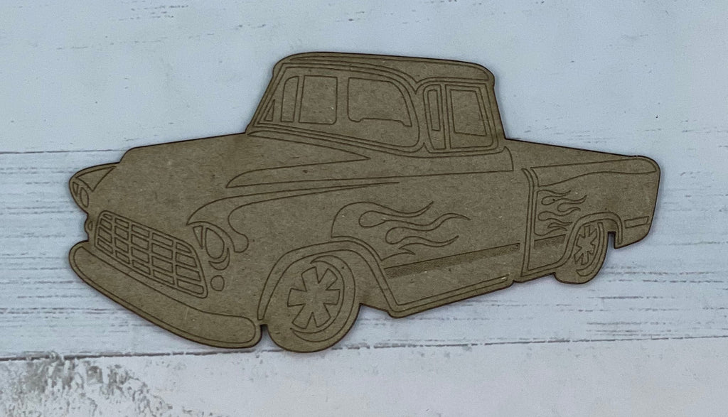 Hotrod Truck 3 - Chipboard