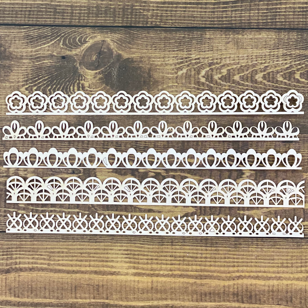 Lace small Set 5pk - 270 gsm Card