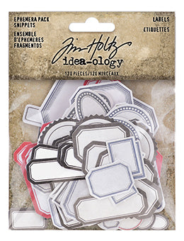 Tim Holtz Idea-ology Ephemera Pack Snippets - Labels