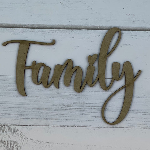 Family Chipboard Title 2
