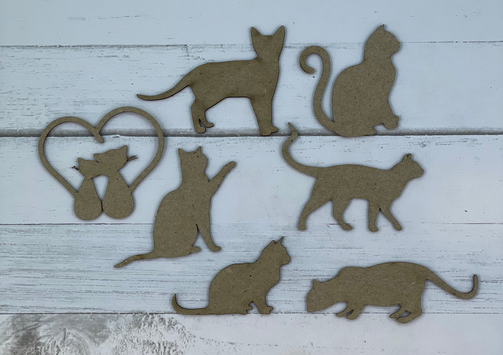 Cat Mix - Chipboard