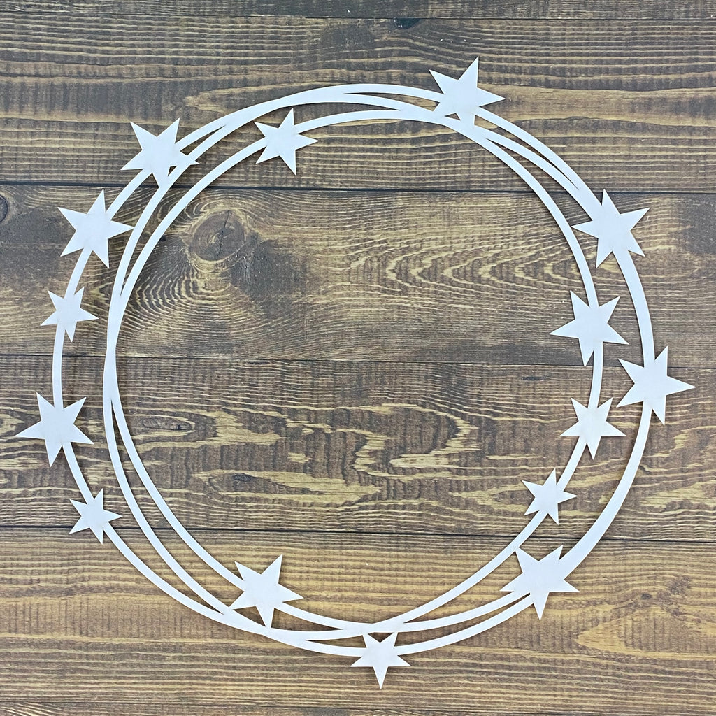 Star Wreath 1 Large - 270 gsm card