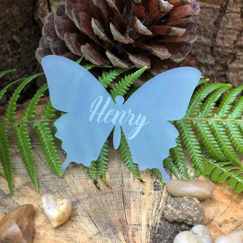 Acrylic Butterfly Place Name