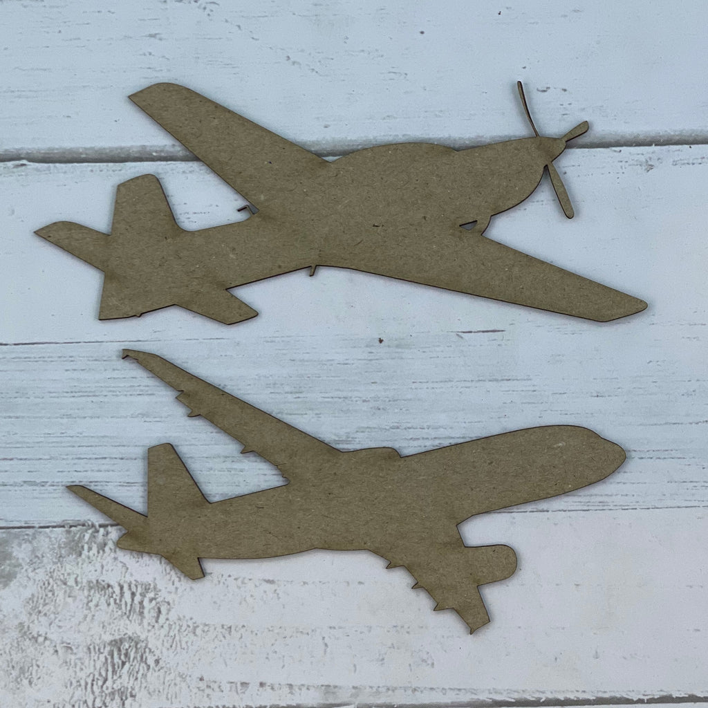 Aeroplanes Set 2 - Chipboard