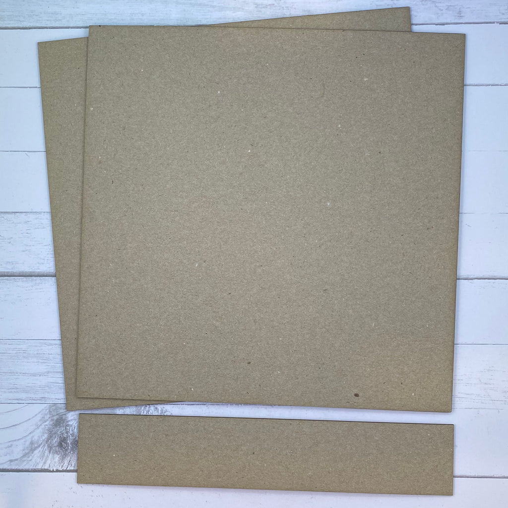 Mini Album Cover and Spine base 81/2"- Chipboard