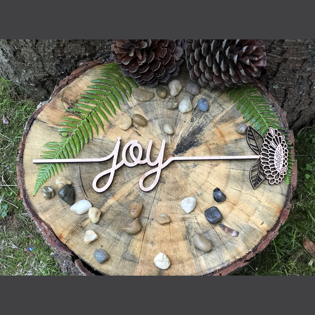 Word Flower - Joy