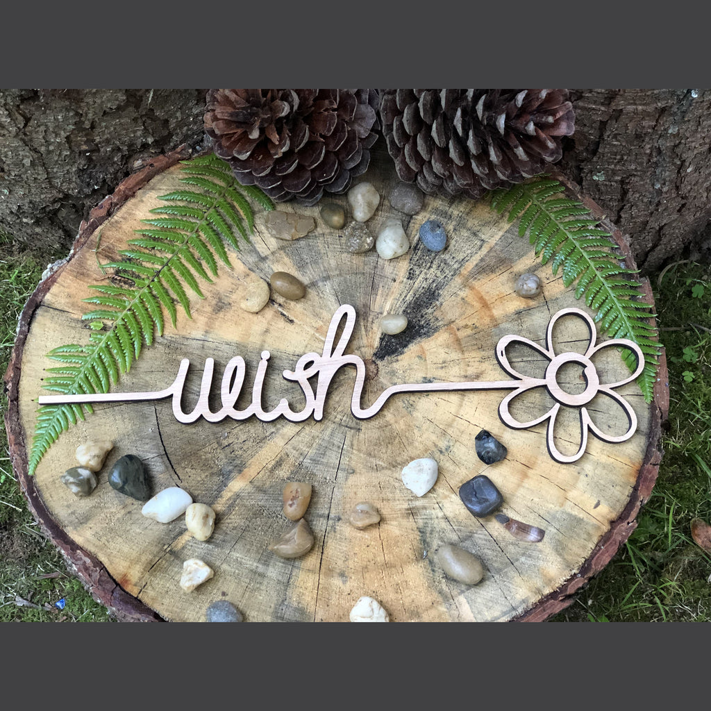 Word Flower - Wish