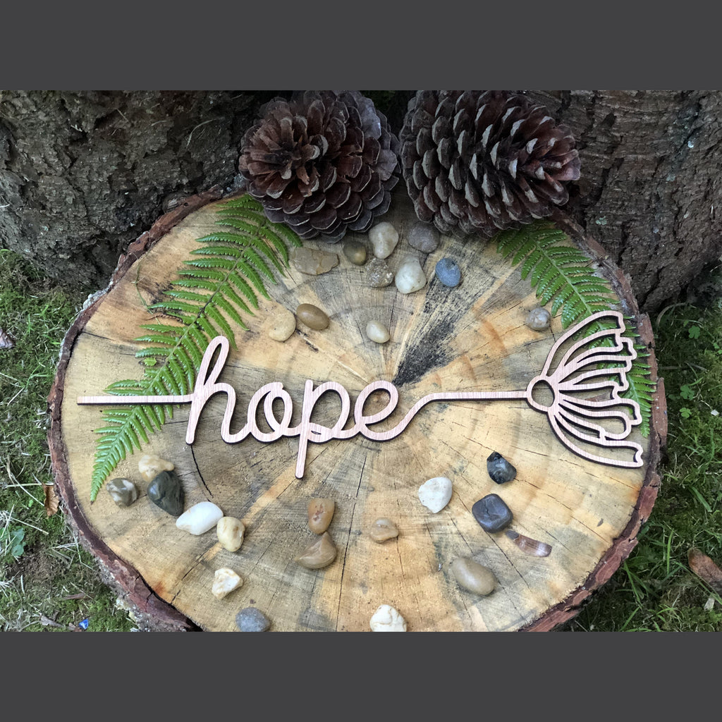 Word Flowers - Hope
