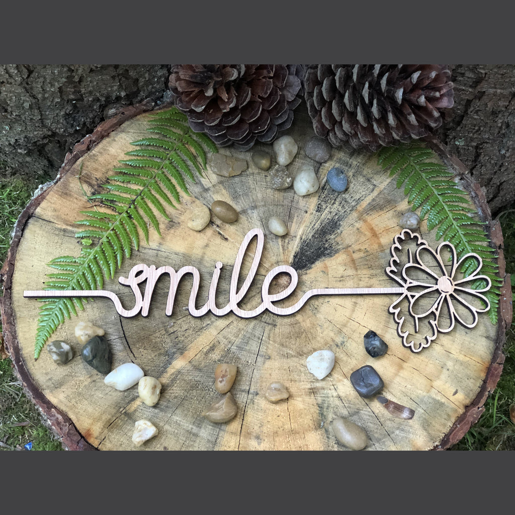 Word Flowers - Smile