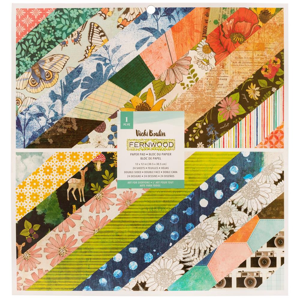 Vicki Boutin - Fernwood - Paper Pad 12 x 12 in