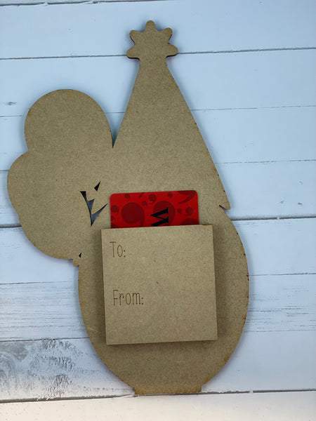 Birthday Gnome with Gift Card holder