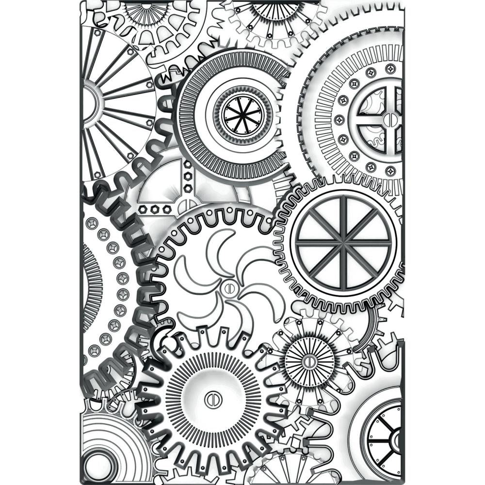 Tim Holtz - Sizzix 3D Texture Fades - Mini Mechanics