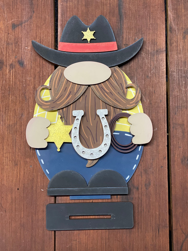 DIY MDF Kit - Western (Cowboy / Sheriff) Gnome