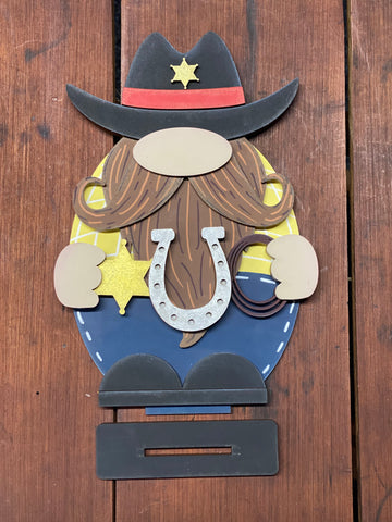 DIY MDF Kit - Western (Cowboy / Sheriff) Gnome