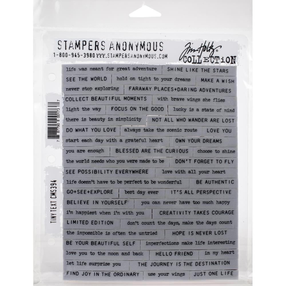 Tim Holtz Stampers Anonymous - Tiny Text