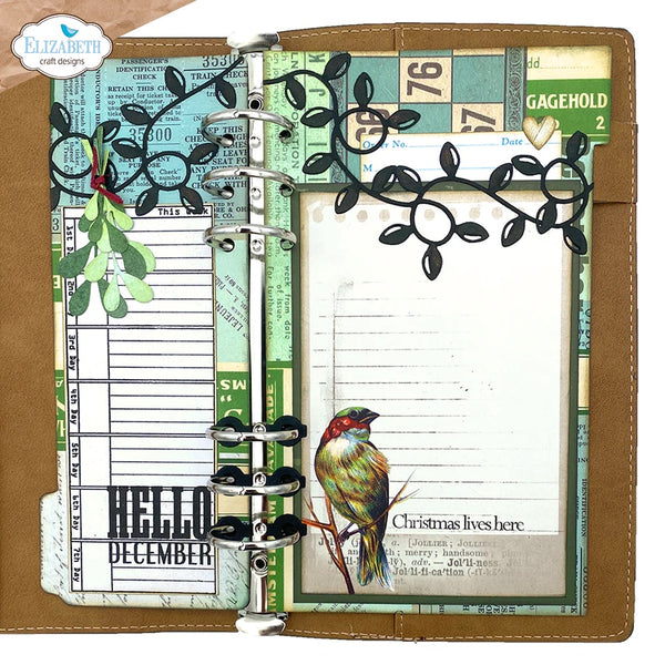 Elizabeth Crafts - Christmas Lives here Cardstock