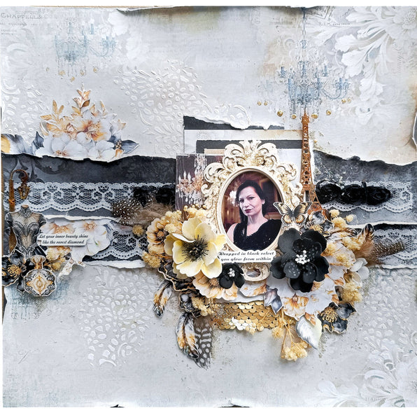 13 @rts  Creative Weekend - Wrapped in Black Velvet Class